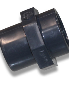 Reducing bush 40od x 1"fm short w/octogon PVC NP16